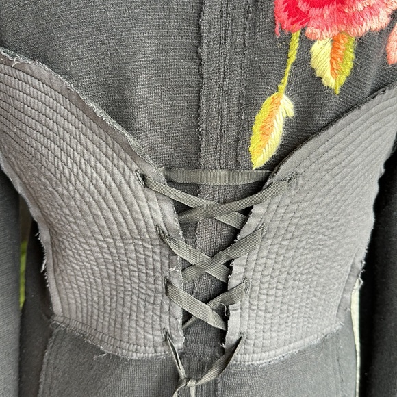 Rare Free People Embroidered Knit Jacket - Picture 9 of 11